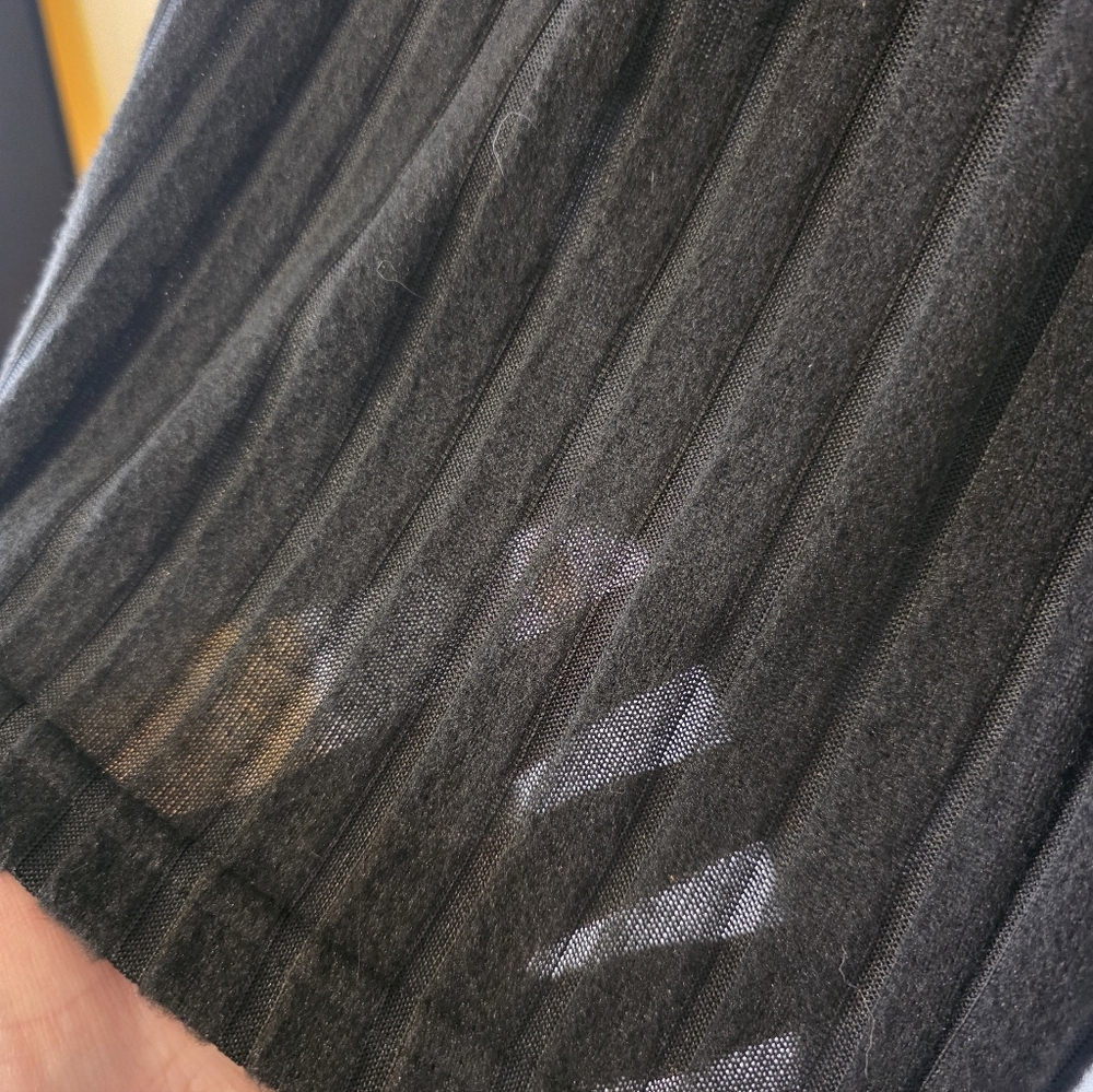 Black Ribbed Dress - Picture 3 of 8